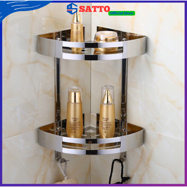 Kệ Góc 2 Tầng Nhà Tắm Cao Cấp Inox 304- Kệ Đựng Đồ Đa Năng NÕX 304 ...