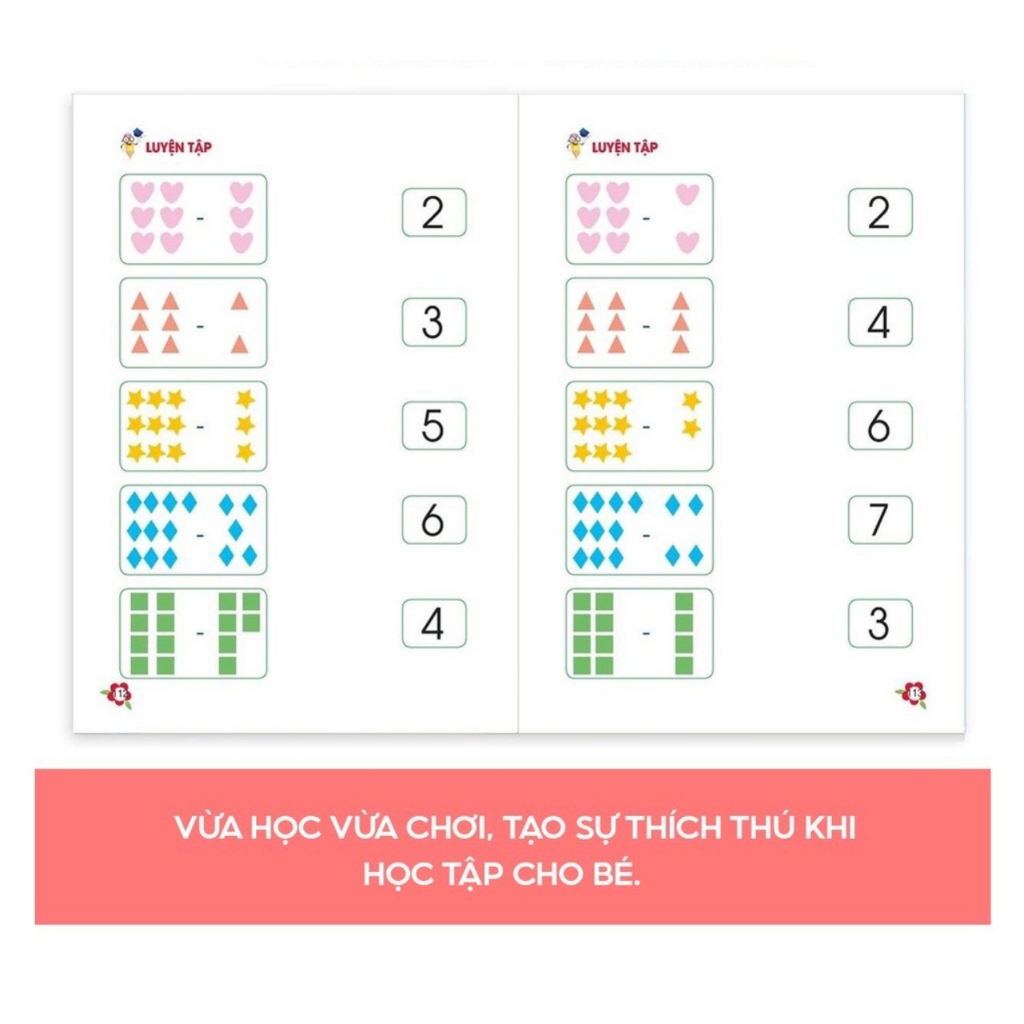 Sách - Toán Tư Duy Dành Cho Trẻ 4-6 Tuổi - Học mà chơi, chơi mà học