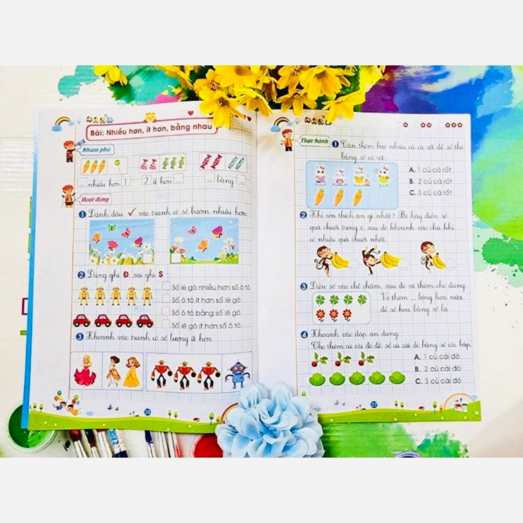 Sách - Vở ô li Toán Tư Duy Tiền Tiểu Học - Bí quyết học giỏi Toán cho trẻ từ 5-6 tuổi (Công nghệ mã QR hiện đại)