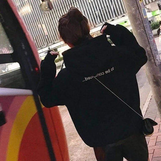 Áo hoodie To be contined in lưng