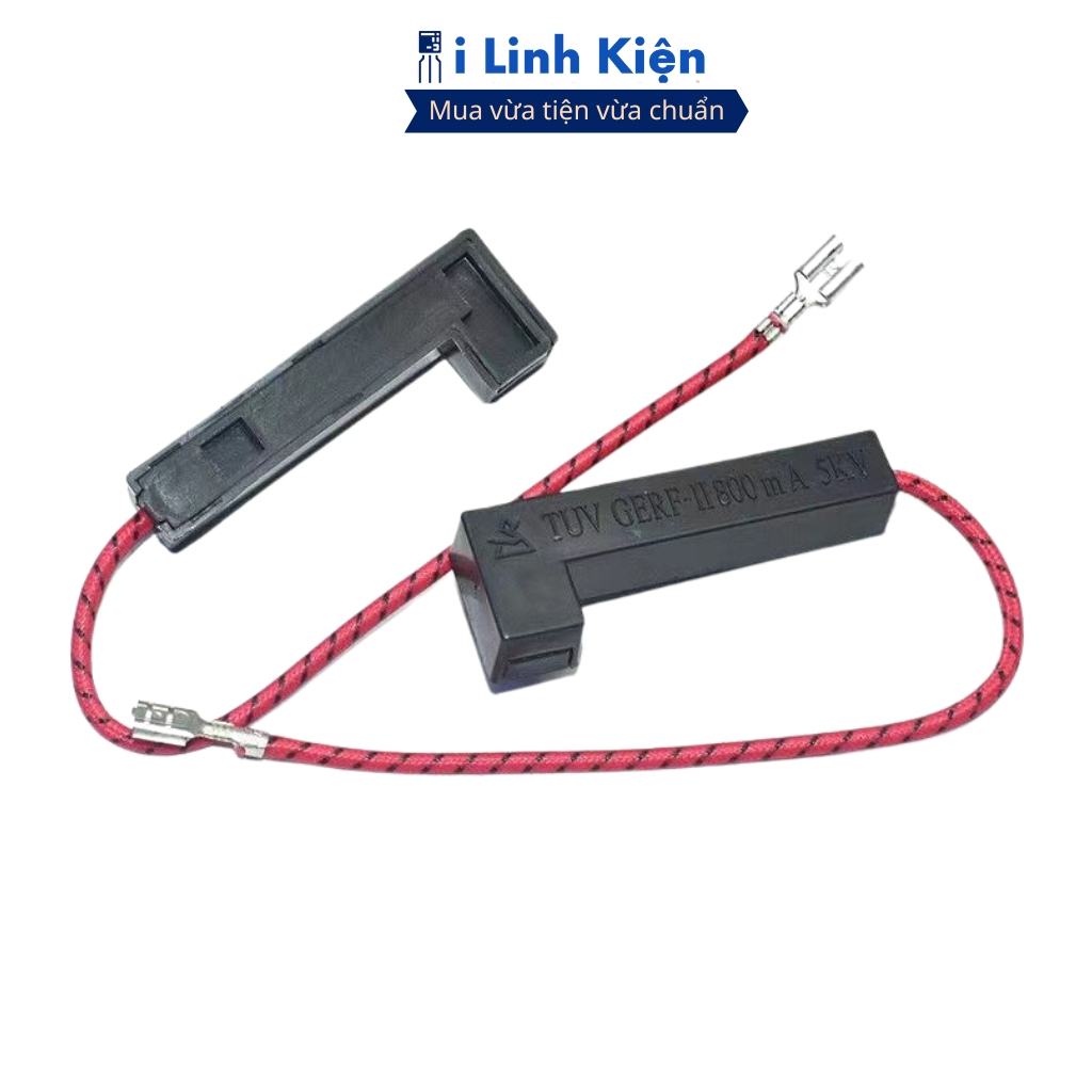 Cầu chì cao áp lò vi sóng 800mA 2kV chất lượng cao ilinhkien.