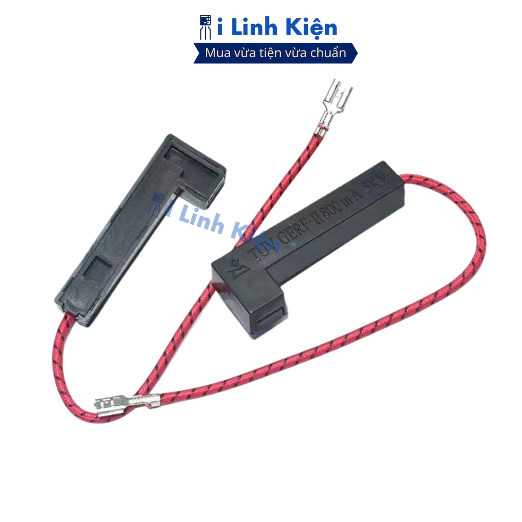 Cầu chì cao áp lò vi sóng 800mA 2kV chất lượng cao ilinhkien.