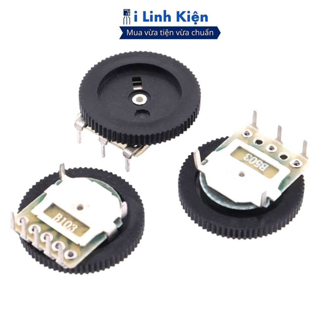 ( Combo 5) Biến trở tròn 16x2mm 1K - 10K - 50K chất lượng cao ilinhkien.