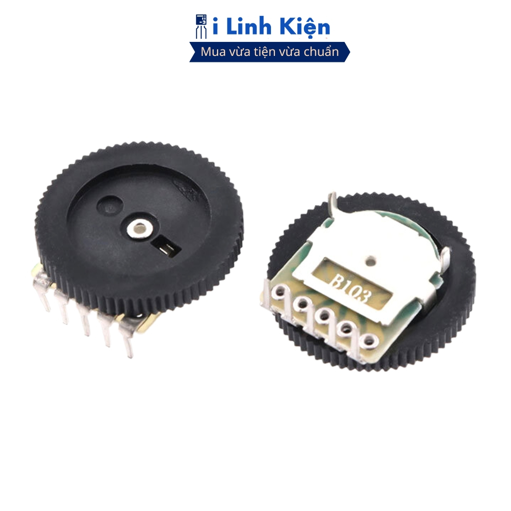 ( Combo 5) Biến trở tròn 16x2mm 1K - 10K - 50K chất lượng cao ilinhkien.
