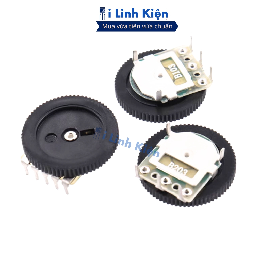 ( Combo 5) Biến trở tròn 16x2mm 1K - 10K - 50K chất lượng cao ilinhkien.