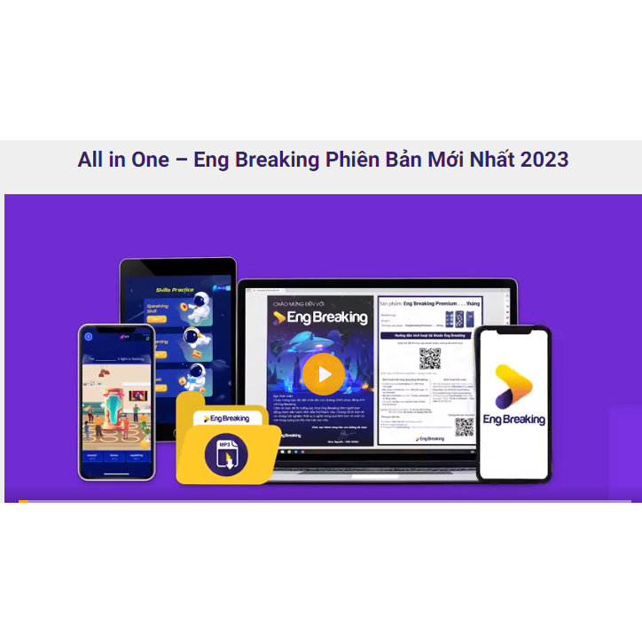 Eng Breaking - Phần mềm học tiếng anh online và offline | Shopee Việt Nam