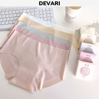 Quần lót nữ su mềm mịn không đường may cạp vừa sexy thoáng mát siêu mỏng mịn mềm mại DEVARI L059