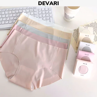Quần lót nữ chất su cao cấp không đường may thoáng mát siêu mỏng mịn mềm mại DEVARI L059