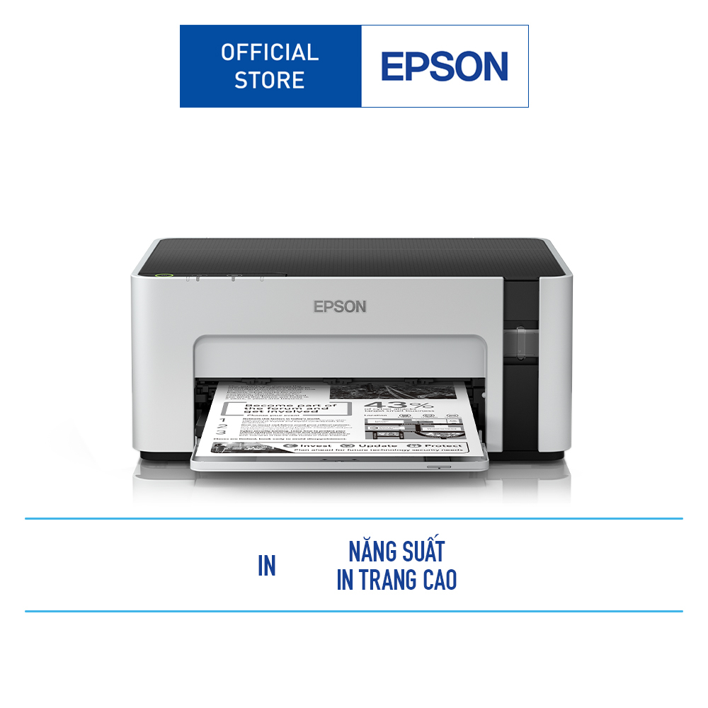 Máy In Phun Đen Trắng Epson Ecotank M1100 Sử Dụng Mực Năng Suất Trang Cao Tiết Kiệm Chi Phí 1659