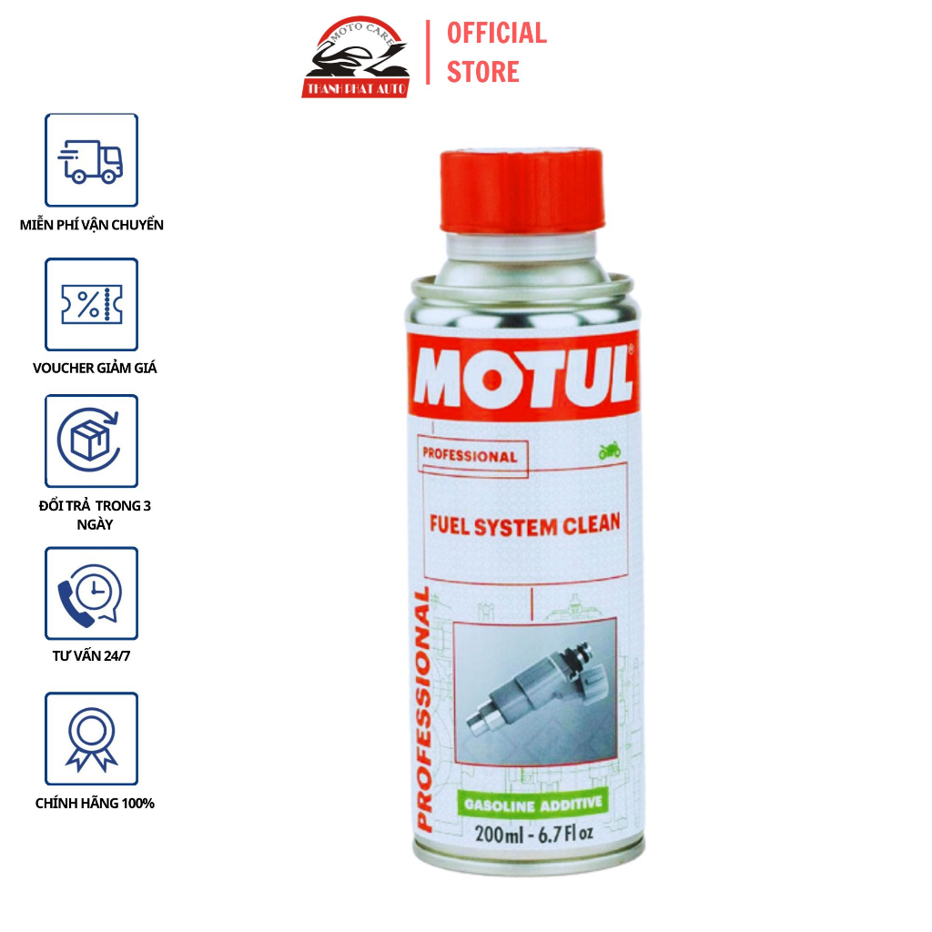 Vệ sinh phun xăng Motul Fuel System Clean Moto 200ml Shopee Việt Nam