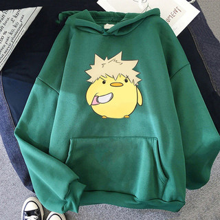 Áo hoodie in hình My Hero Bakugou Vịt Anime