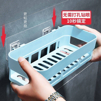 Kệ nhựa treo tường nhà tắm, nhà bếp dán tường chịu lực