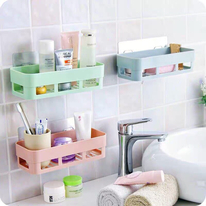 Kệ Nhựa Chữ Nhật Dán Tường K0840