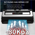 Máy Hút Chân Không Không Kén Túi PW300a Tự Động Hút Kiệt Mọi Loại Túi, 2 motor mạnh mẽ, Chức Năng Cắt Túi — ảnh 7
