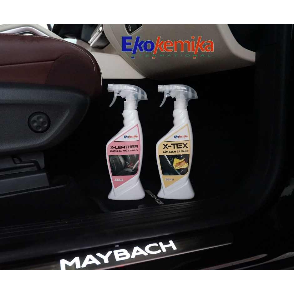 DUNG DỊCH DƯỠNG DA, NHỰA, CAO SU  X-LEATHER 600ML THƯƠNG HIỆU EKOKEMIKA