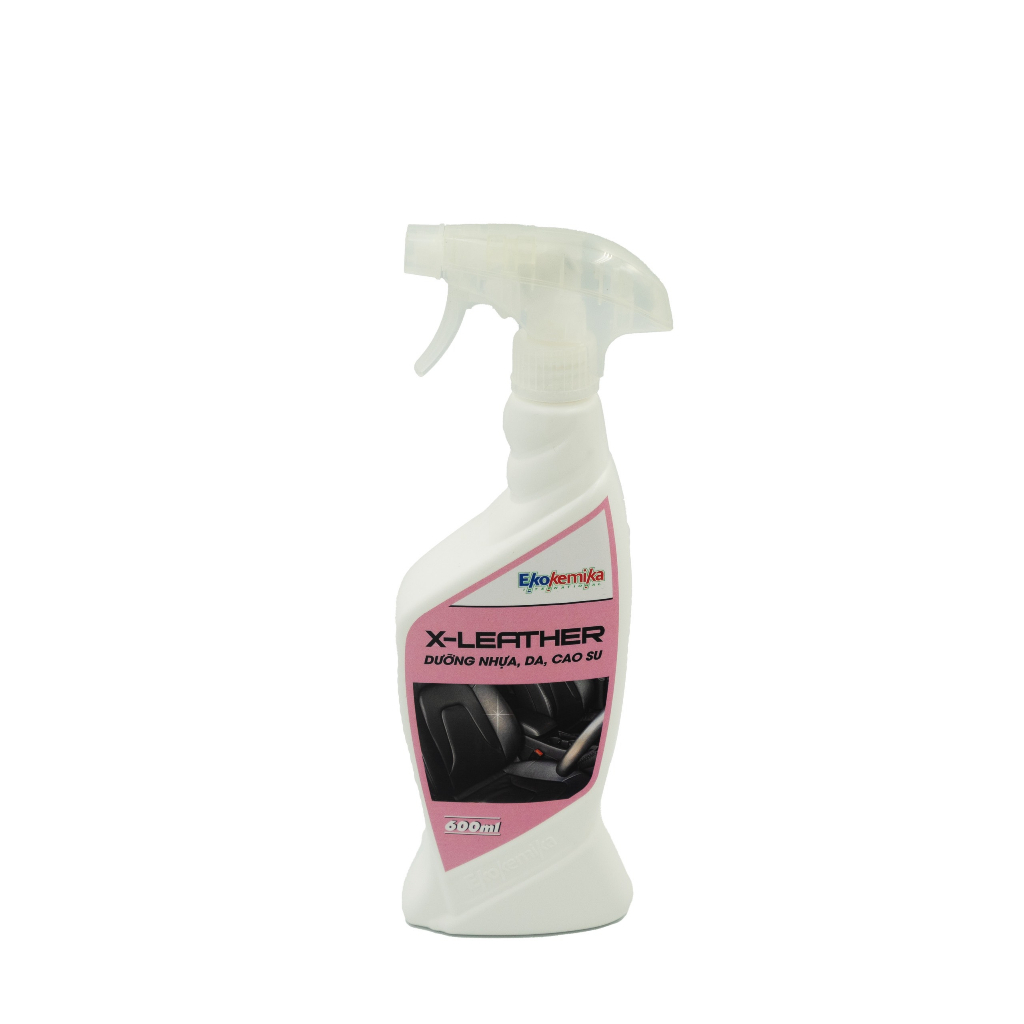 DUNG DỊCH DƯỠNG DA, NHỰA, CAO SU  X-LEATHER 600ML THƯƠNG HIỆU EKOKEMIKA