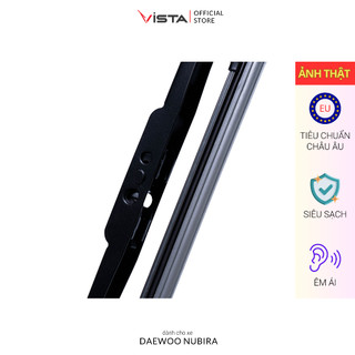 Gạt Mưa Vista Xương Sắt Cho Xe Ô Tô Daewoo Nubira - Lưỡi Silicon - Tiêu Chuẩn Châu Âu - Siêu Sạch - Siêu Bền