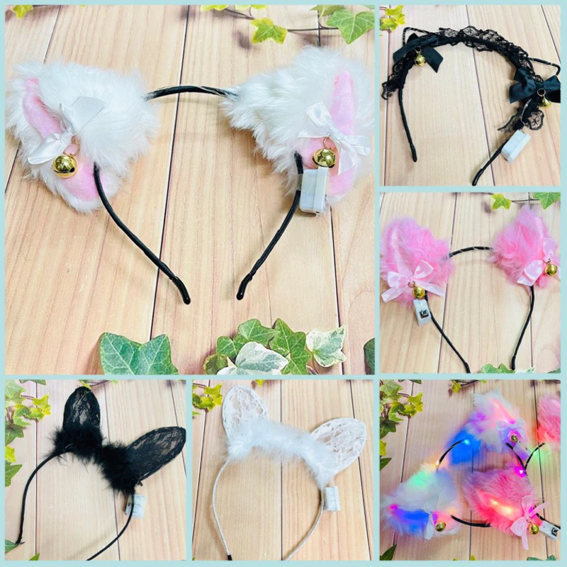 Bờm tóc cáo dễ thương / bờm tóc thỏ cute / bờm tóc hầu gái hoá trang cosplay chơi trung thu HALOWEEN