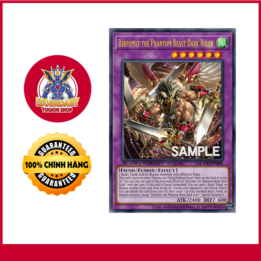 [Thẻ Bài Yugioh Chính Hãng] Berfomet the Mythical King of Phantom ...