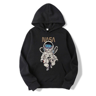 Áo Hoodie KOREA Nữ Nam Khoác Nỉ Form Rộng Kiểu Sweater Unisex In Hình Phi hành gia.