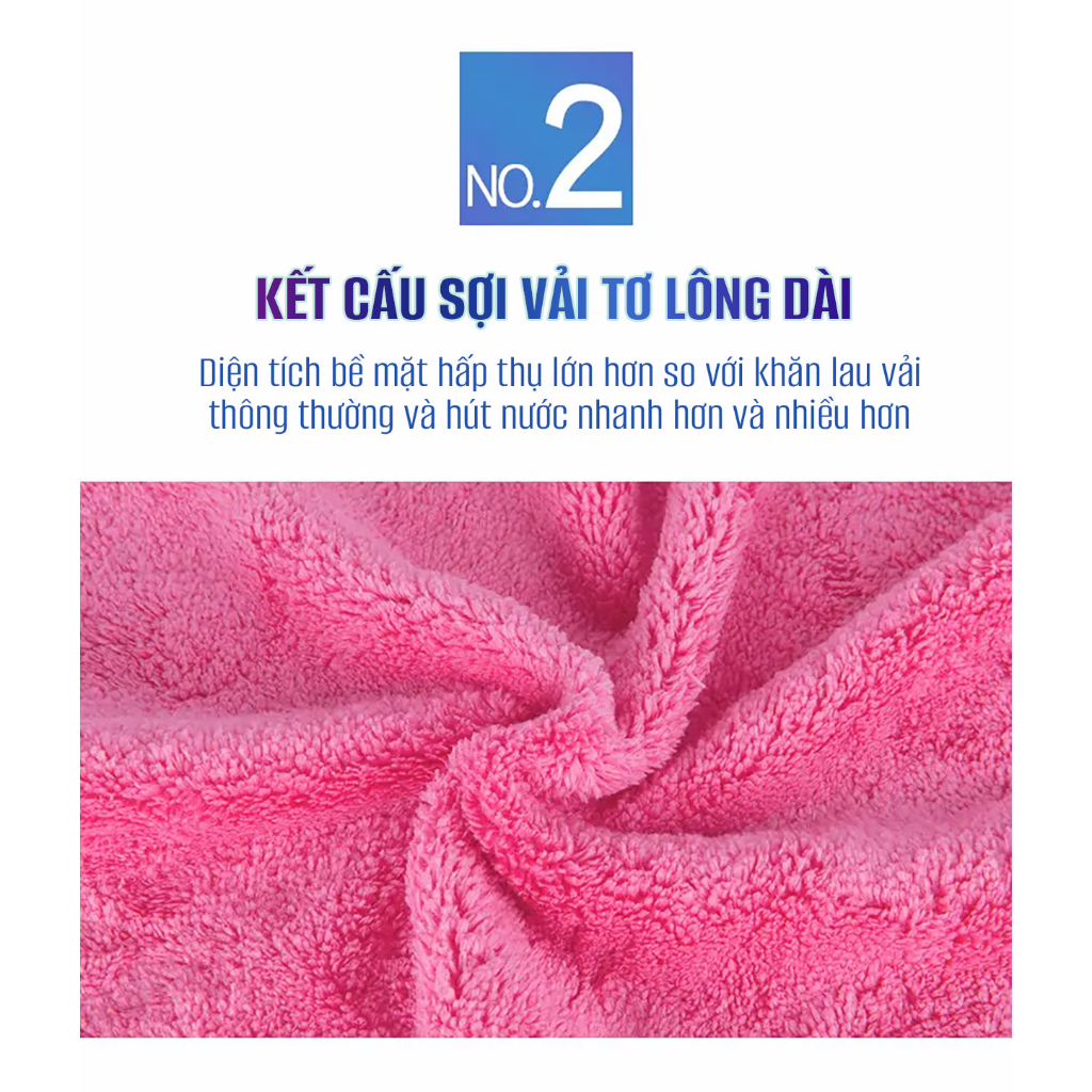 Khăn lau siêu thấm siêu hút nước  MyJae (3 màu/bịch)