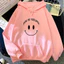 Áo hoodie in hình Mặt cười ngộ nghĩnh áo nỉ thu đông cho nam và nữ
