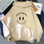 Áo hoodie in hình Mặt cười ngộ nghĩnh áo nỉ thu đông cho nam và nữ