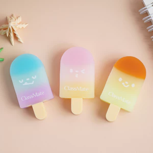Gôm tẩy bút chì CLASSMATE ICE CREAM nhiều màu sắc, tẩy sạch an toàn cho bé CL-ER603