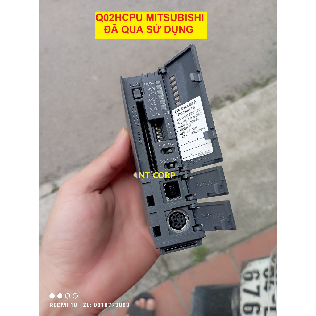 Bộ điều khiển Q02HCPU Mitsubishi Nhật Bản, thiết bị đã qua Bộ điều khiển Q02HCPU Mitsubishi Nhật Bản, thiết bị đã qua