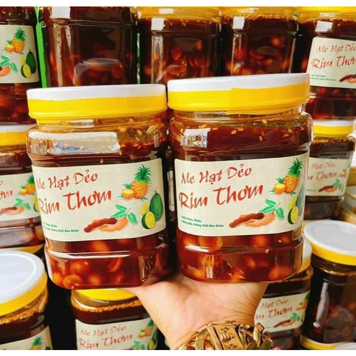 Hủ 1Kg Đá me hạt dẻo rim thơm mè siêu ngon | Shopee Việt Nam