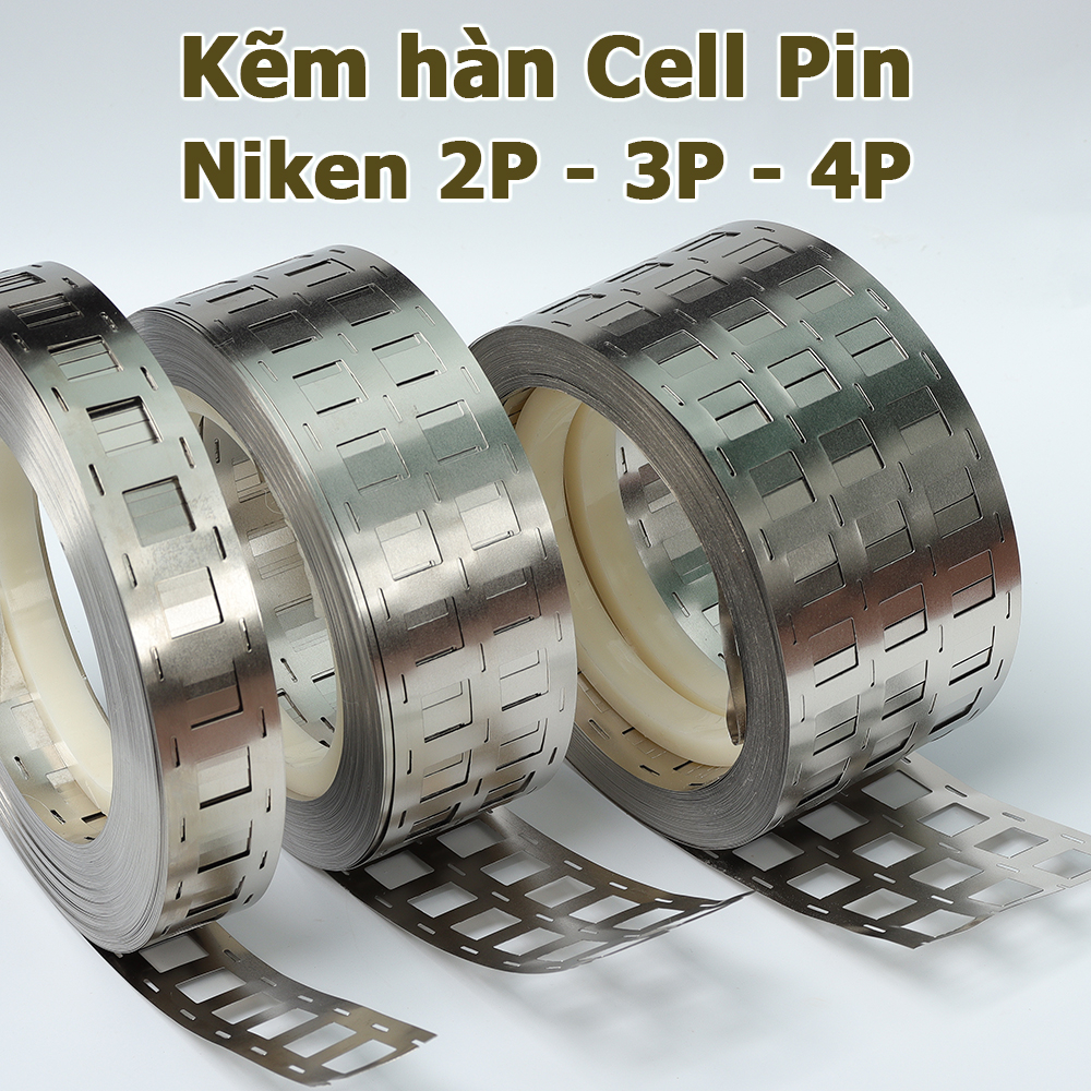 Kẽm hàn cell pin 2P 3P 4P kẽm đôi ba bốn hàng mạ Niken | Shopee Việt Nam
