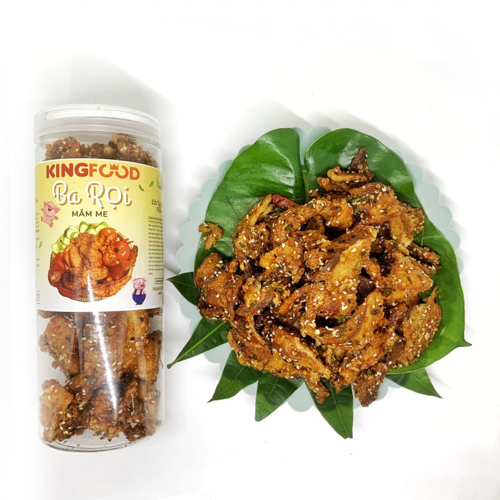 Ba Rọi Mắm Me 400Gr Ngon Giòn Rụm KingFood