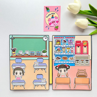 Cuộc sống hàng ngày của Jadoo và bạn thân Minji - xin chào Jadoo- Búp bê giấy