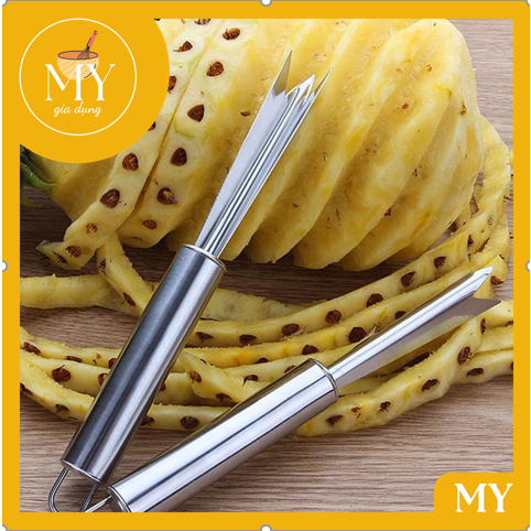 Dụng Cụ Lấy Mắt Dứa - Mắt thơm Hình Chữ V Bằng Thép Không Gỉ LOẠI 1 Tiện Lợi