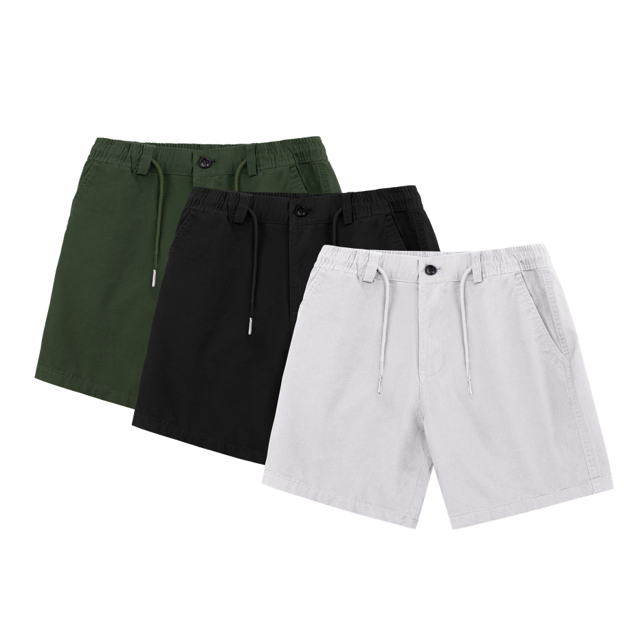 Quần short đùi kaki Nam lưng chun có dây rút cao cấp LADOS-4103 thoáng mát, form đẹp, trẻ trung