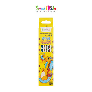 Combo 3/6/12 Bút chì Định vị Smartkids Gira PC22 chuẩn 2B cho học sinh (12 cây/hộp)