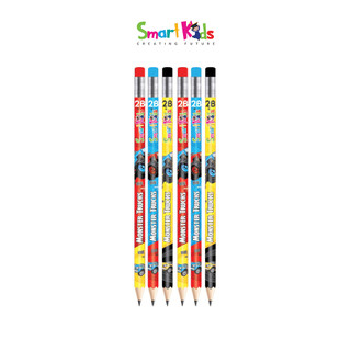 Combo 3/6/12 Bút chì họa tiết 2B Smartkids Monster Truck PC10 (12 cây/hộp)