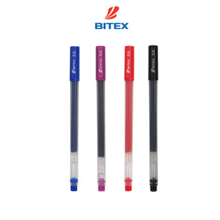 Bút gel Bitex G08 mực xanh / đỏ / đen / tím 0.5mm