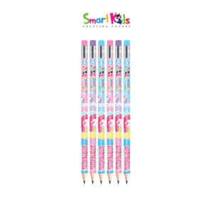 Combo 3/6/12 Bút chì họa tiết 2B Smartkids Unicorn PC11 (12 cây/hôpj)