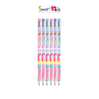 Bút chì 2B Smartkids họa tiết Unicorn PC11 (12 cây/hộp)