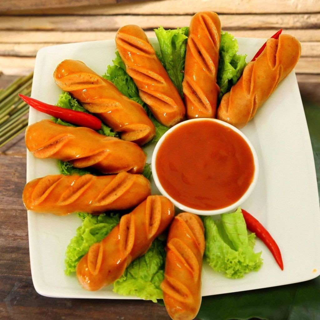 500G XÚC XÍCH XÔNG KHÓI ĐNA HẤP DẪN