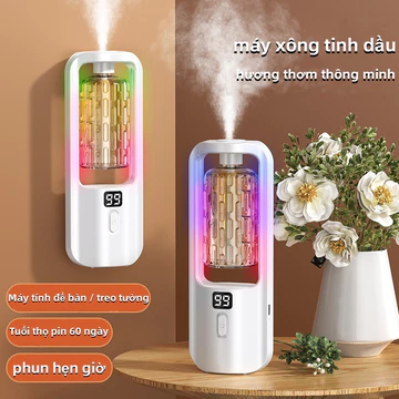 Máy Khuếch Tán Tinh Dầu Tự Động Có Thể Sạc Lại Tiện Dụng Máy xịt thơm máy xông tinh dầu máy xịt thơm máy phun