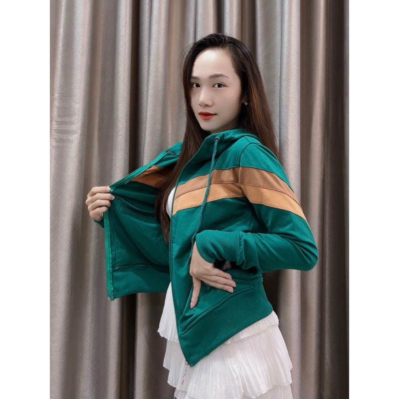 ÁO KHOÁC NỮ PHỐI COTTON DA CÁ BIGSIZE 3XL 70-76kg