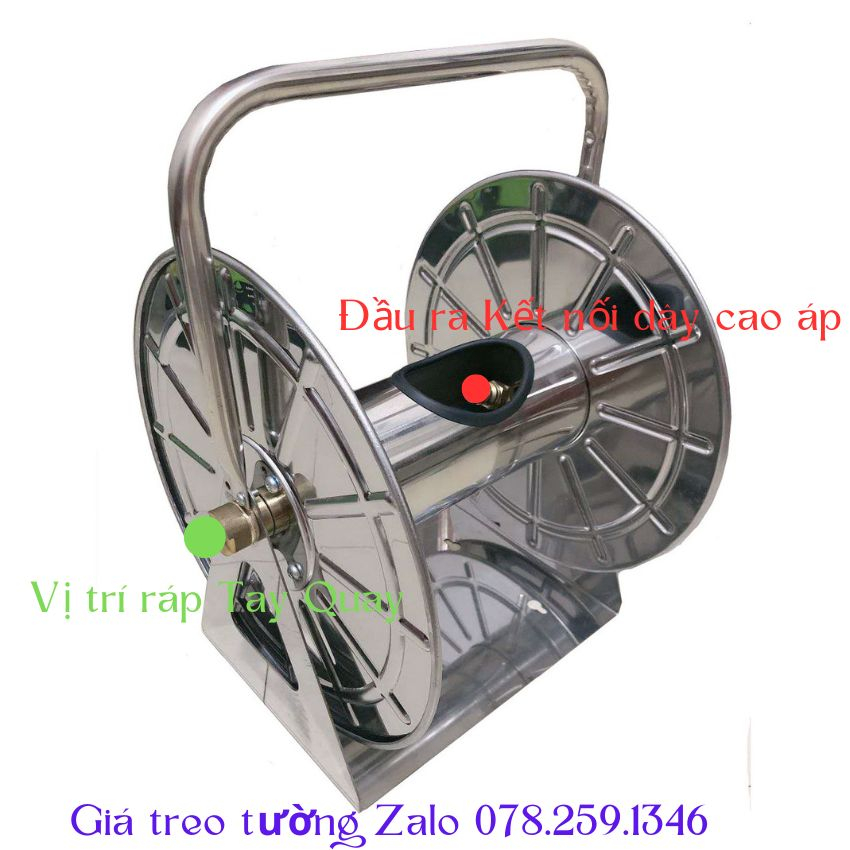 Khung rulo inox, cút nối và chống xoắn đồng thau dùng được cho dây cao ...