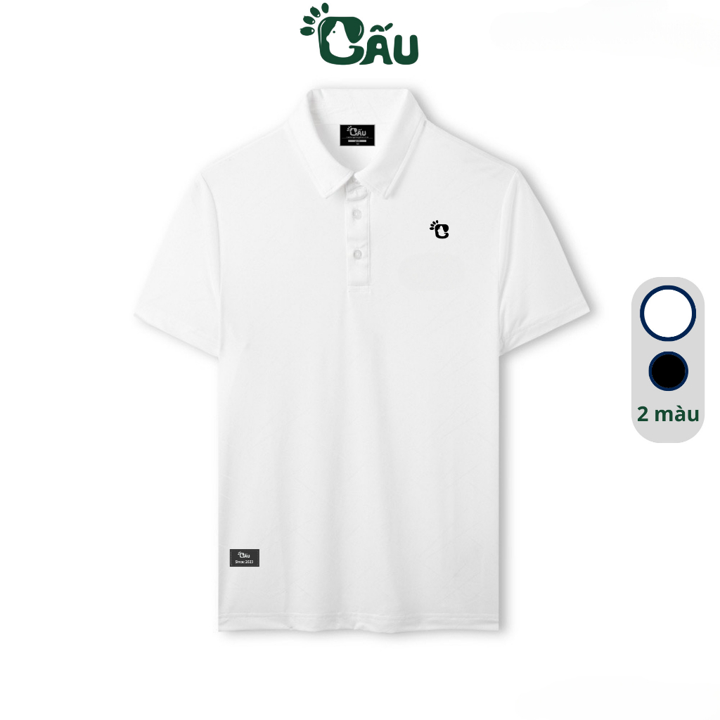 Ảnh Áo thun polo thể thao nam Gấu 194 vải thun lạnh co dãn 4 chiều, cổ trụ lá from regular fit - PL chân gấu 1