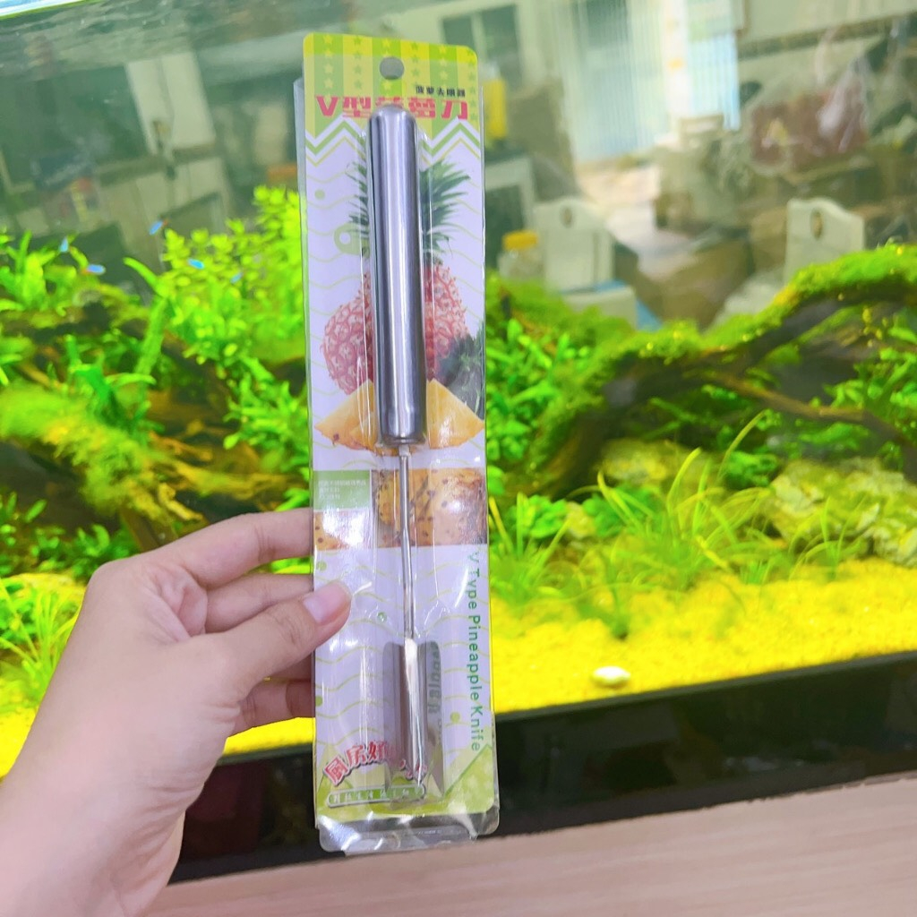Dụng Cụ Lấy Mắt Dứa - Mắt thơm Hình Chữ V Bằng Thép Không Gỉ LOẠI 1 Tiện Lợi