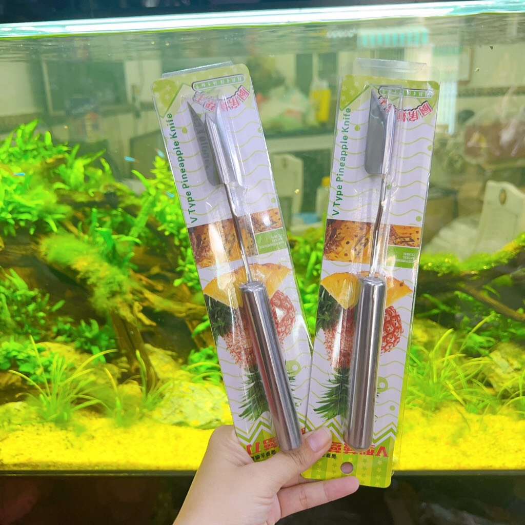 Dụng Cụ Lấy Mắt Dứa - Mắt thơm Hình Chữ V Bằng Thép Không Gỉ LOẠI 1 Tiện Lợi