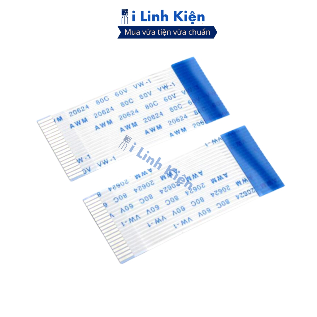 Cáp FFC 20P thuận 0.5mm dài 20cm chất lượng cao ilinhkien.