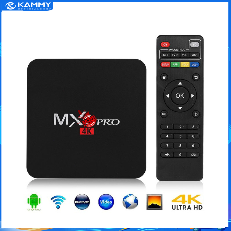 【HCM 24H】Android TV Box MXQ PRO 4K bản 8G+128GB Tiếng Việt Wifi 5G ...