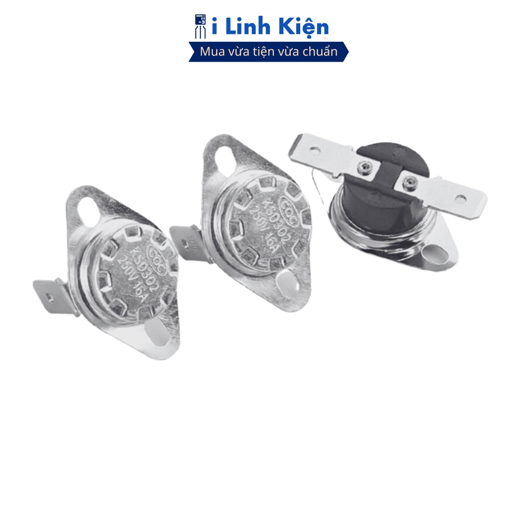 Rơ le nhiệt KSD301 90 độ 10A 250V thường đóng chất lượng tốt ilinhkien